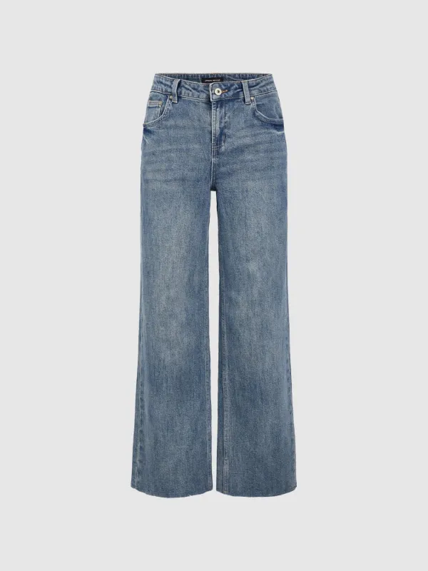 Wide Leg Jeans sold by Urban Revivo