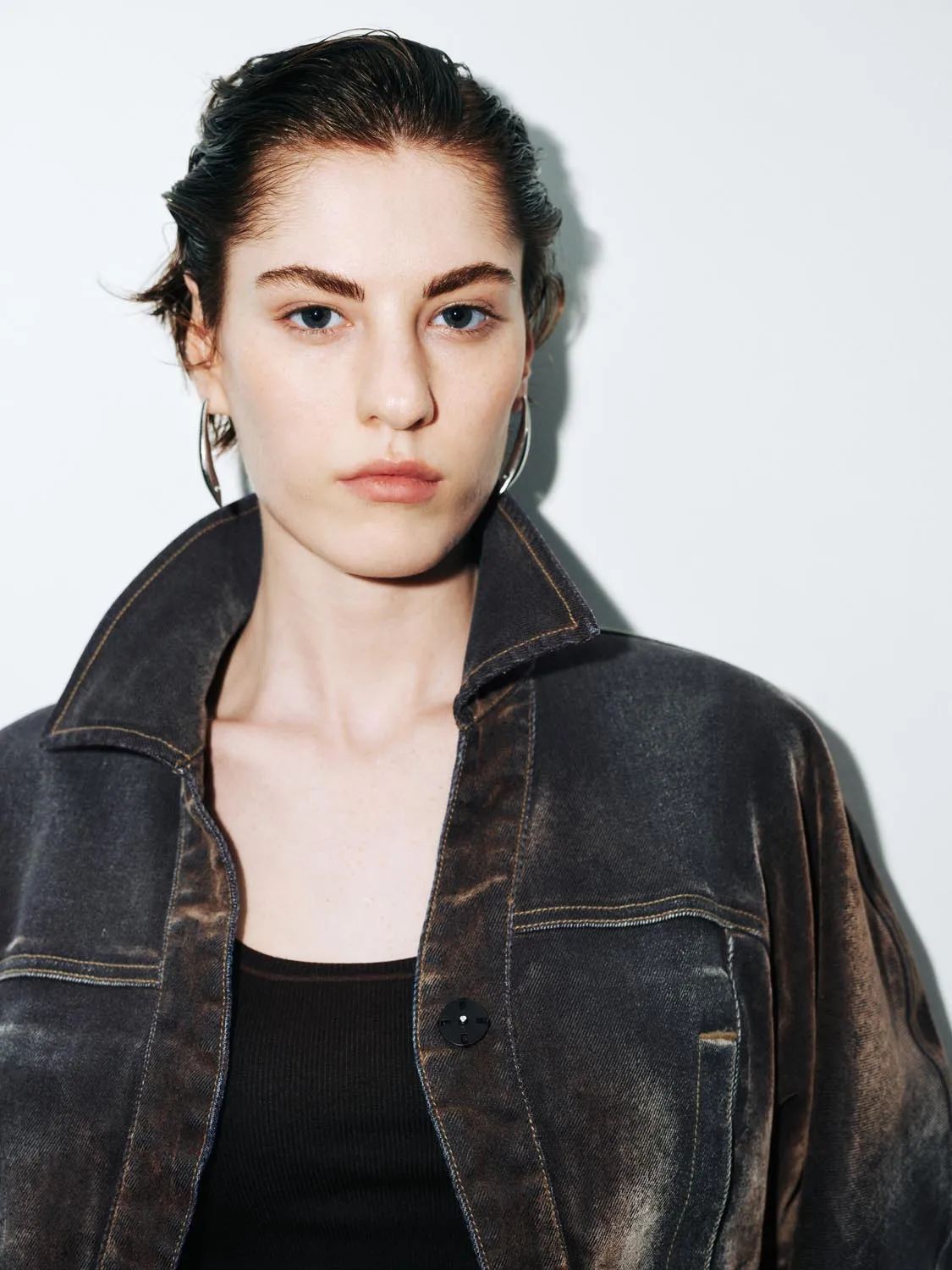 Cropped Denim Jackets sold by Urban Revivo product image thumbnail 3