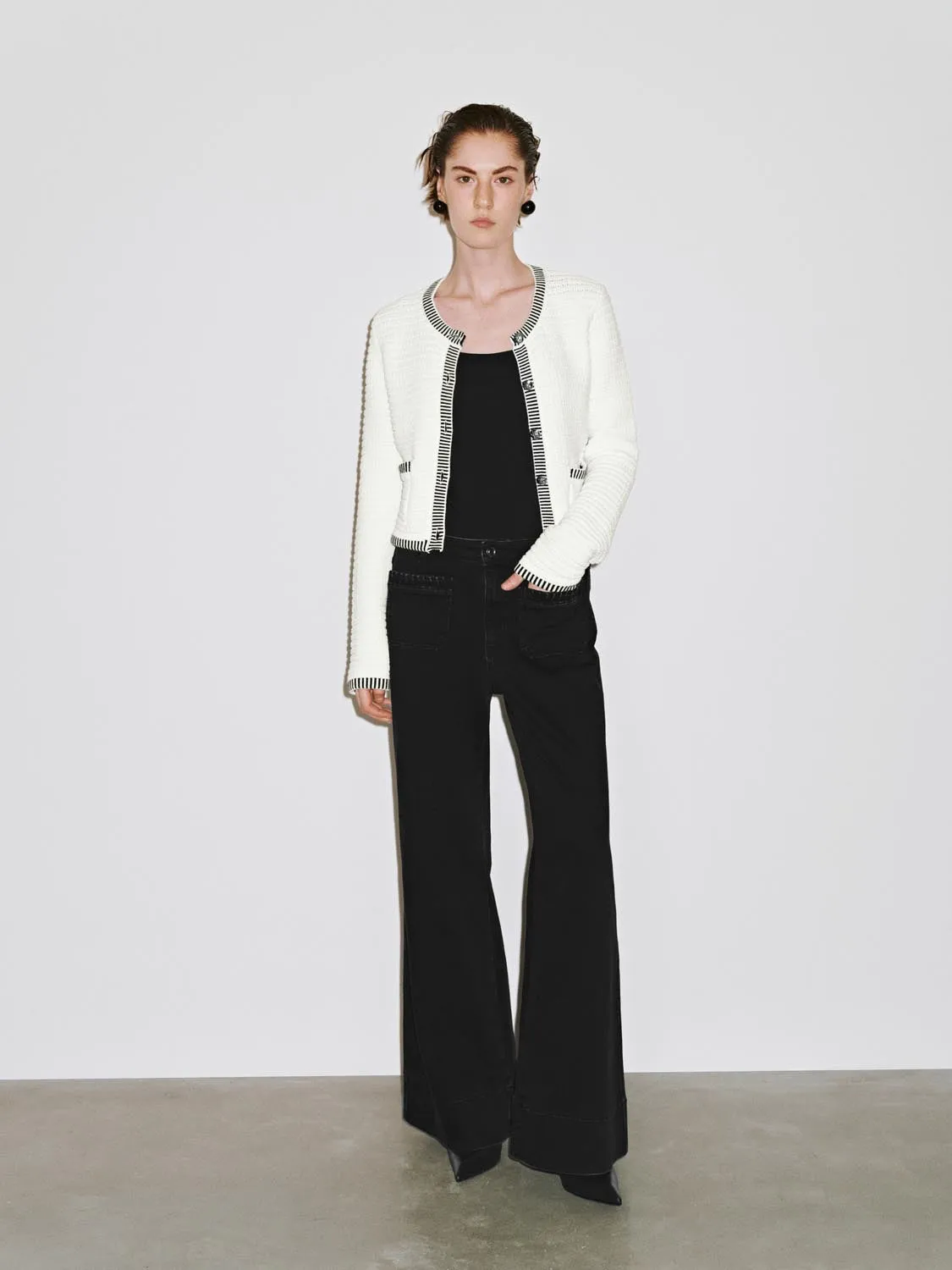 Patch Pocket Knitted Cardigan sold by Urban Revivo product image thumbnail 4