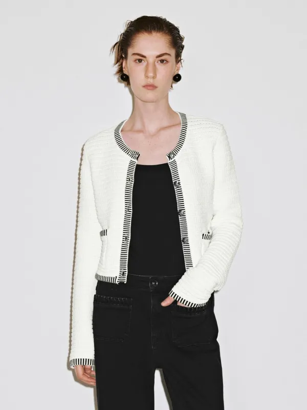 Patch Pocket Knitted Cardigan sold by Urban Revivo