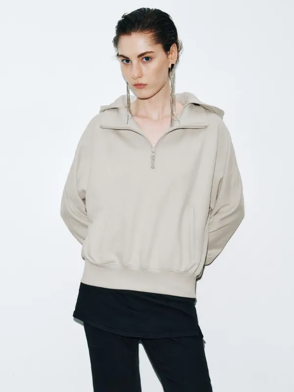 Oversize Half Zip Sweatshirts sold by Urban Revivo