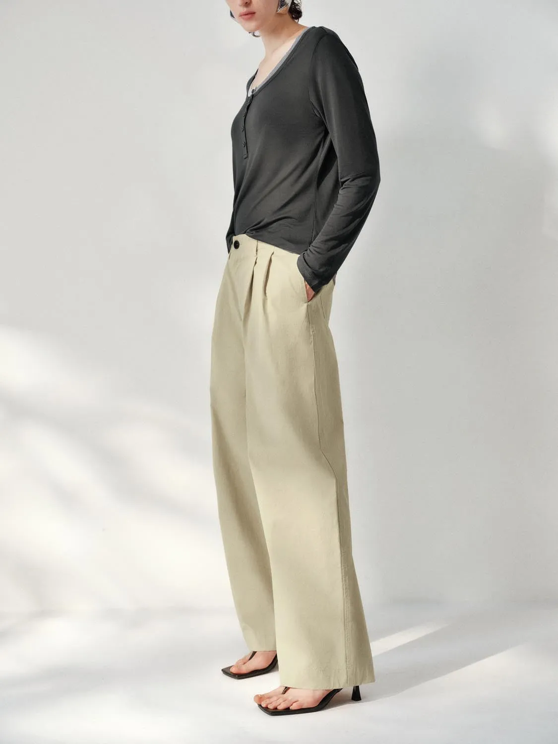 Wide Leg Pants sold by Urban Revivo product image thumbnail 3
