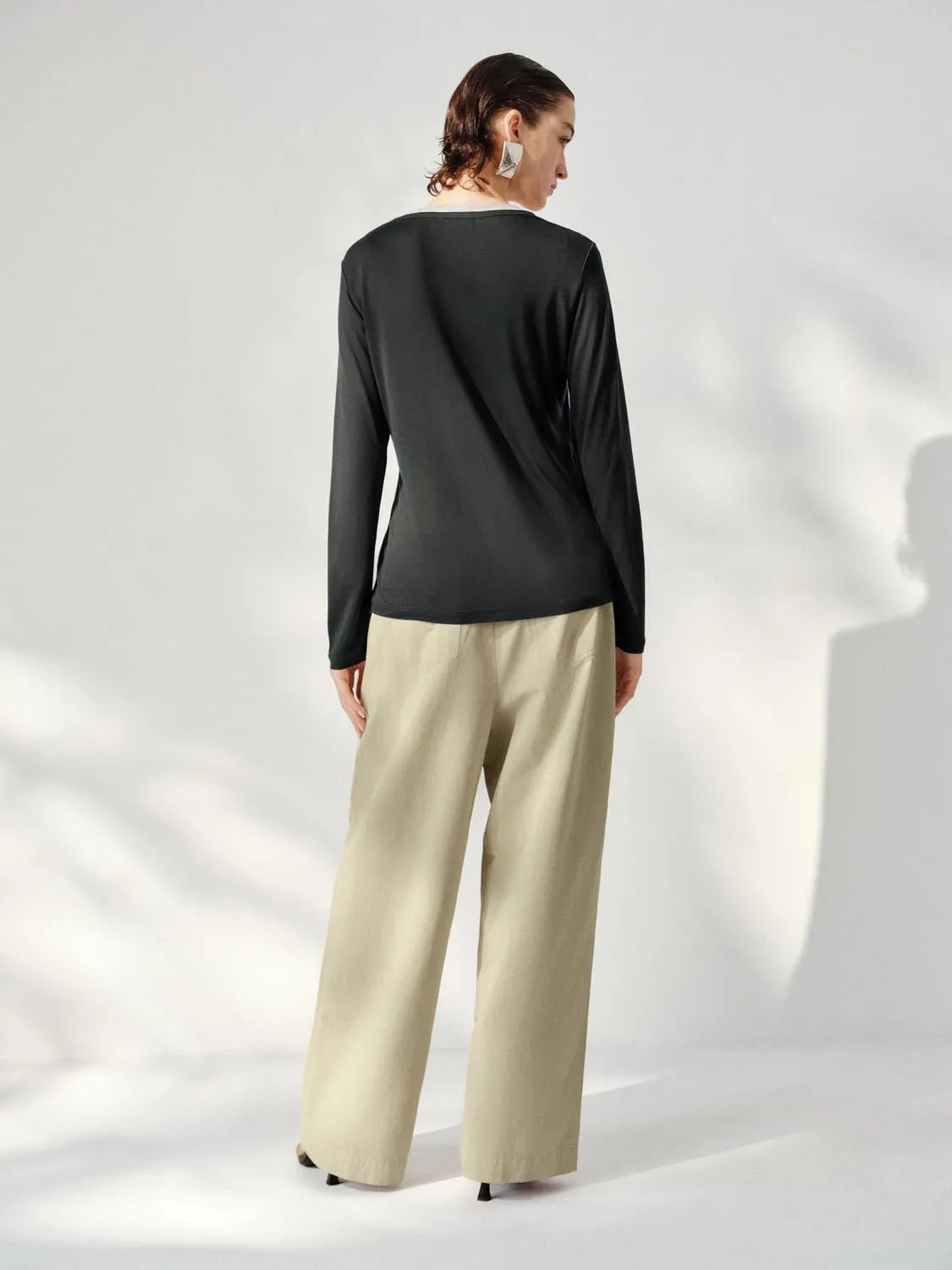 Wide Leg Pants sold by Urban Revivo product image thumbnail 4