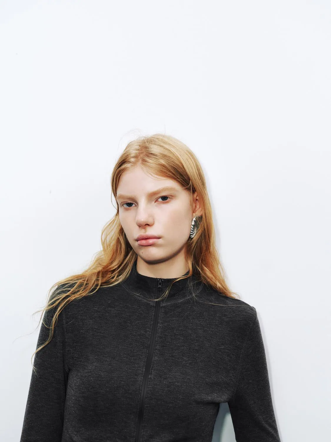 Half Zip Long Sleeve T-Shirts sold by Urban Revivo product image thumbnail 3