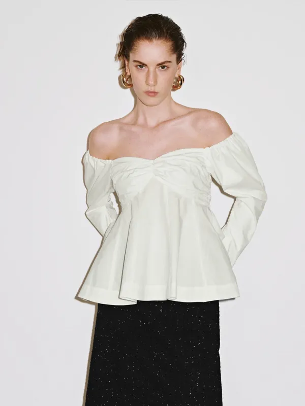 Off Shoulder Overhead Shirts sold by Urban Revivo