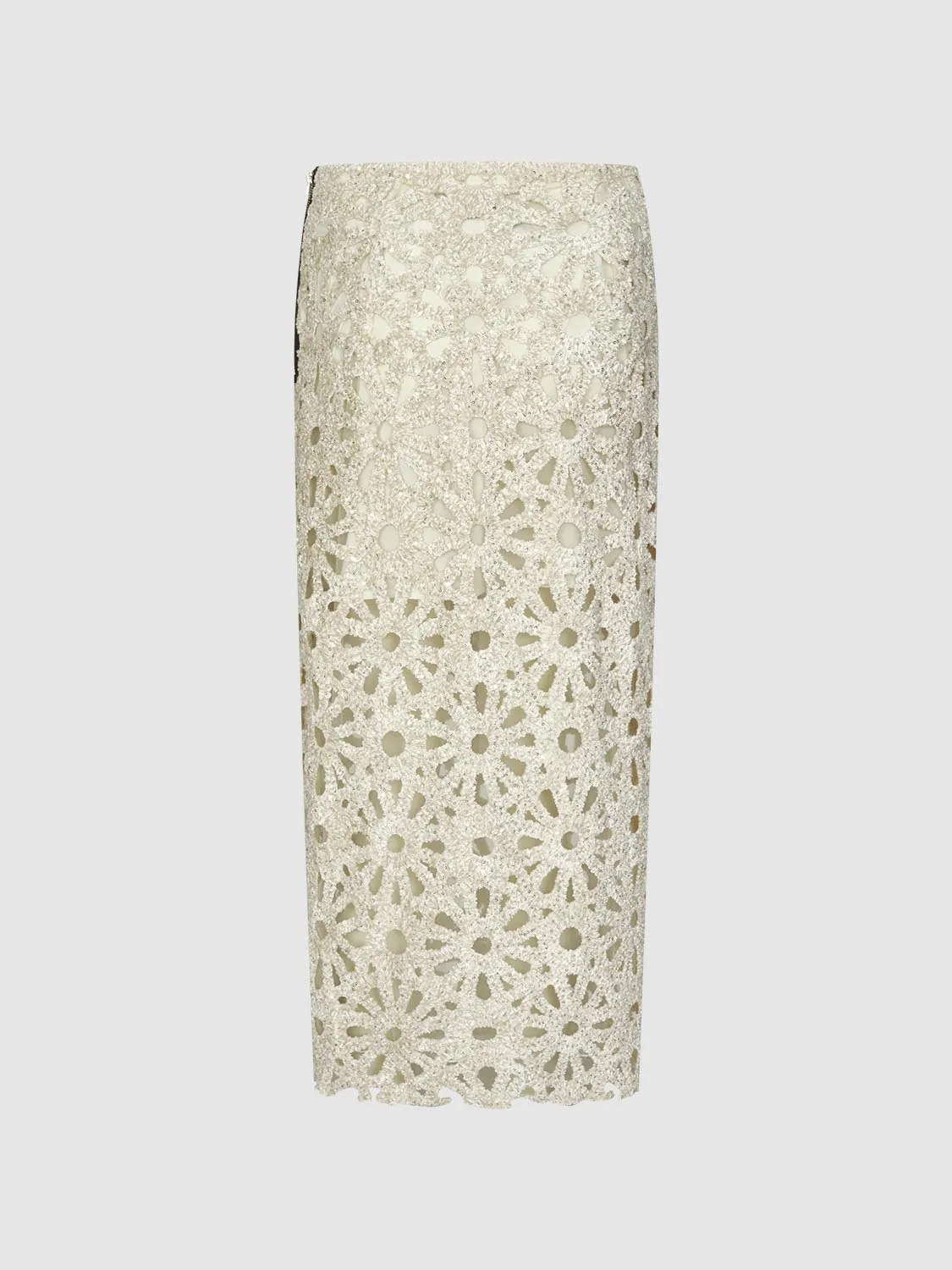 Double Layered Lace Midi Skirts sold by Urban Revivo product image thumbnail 2