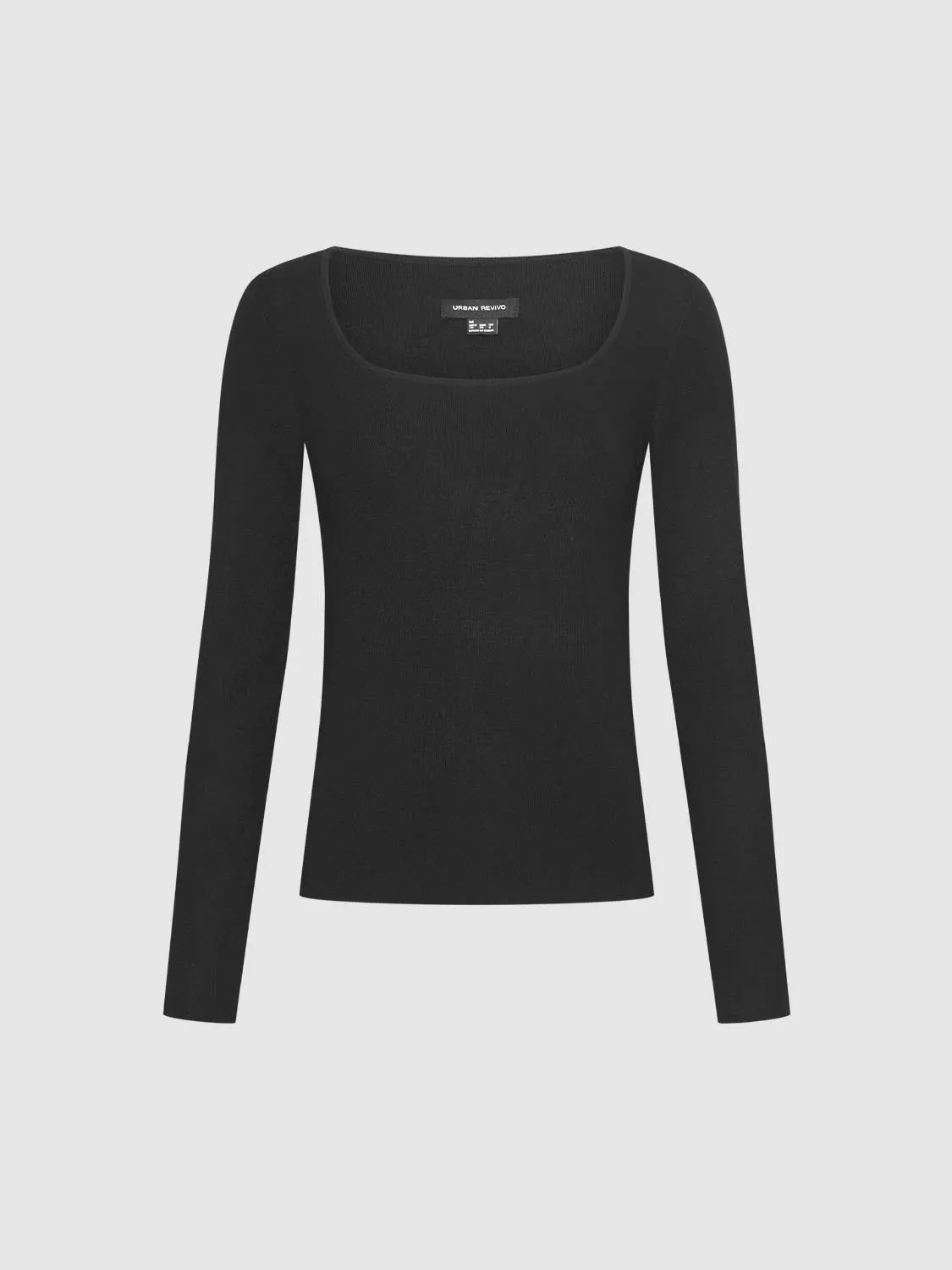 Scoop Neck Knitted T-Shirts sold by Urban Revivo product image thumbnail 4