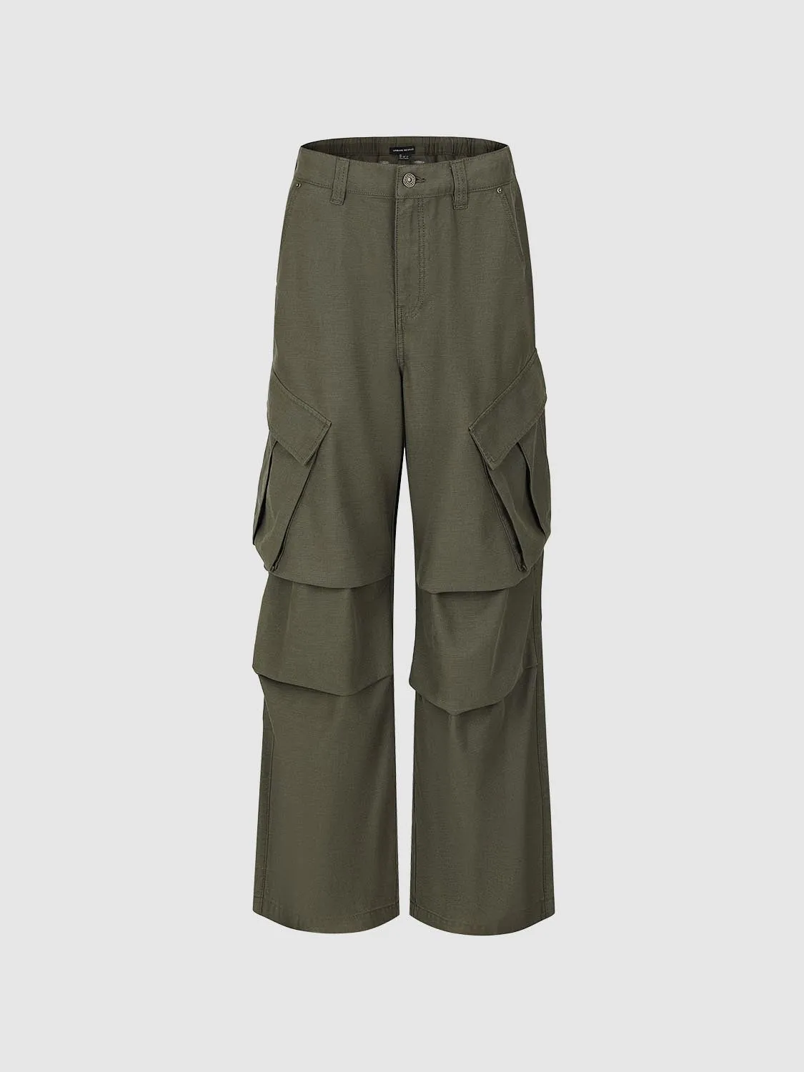 Ruched Wide Leg Cargo Pants sold by Urban Revivo