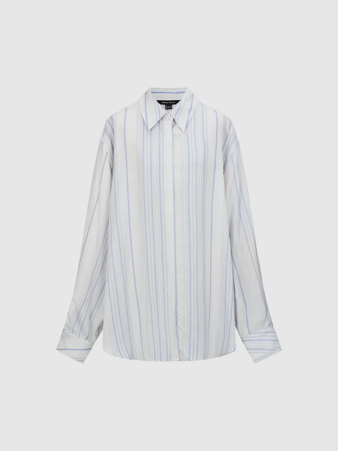 Contrast Striped Button Up Shirts sold by Urban Revivo