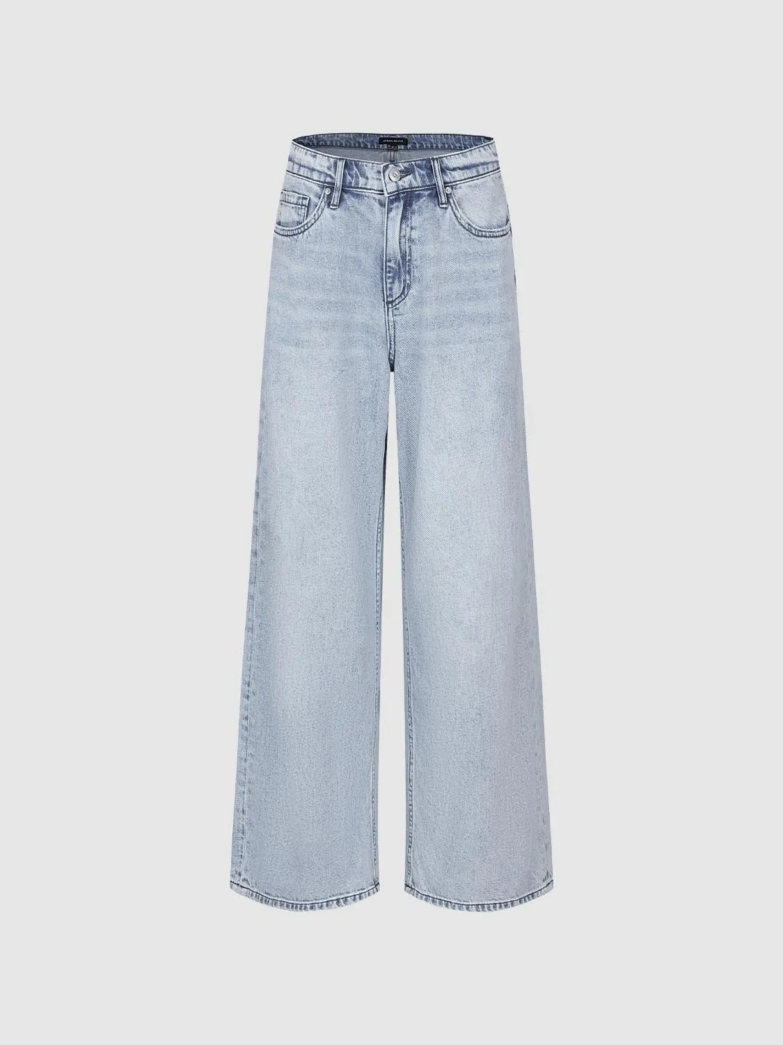 Loose Wide Leg Jeans sold by Urban Revivo