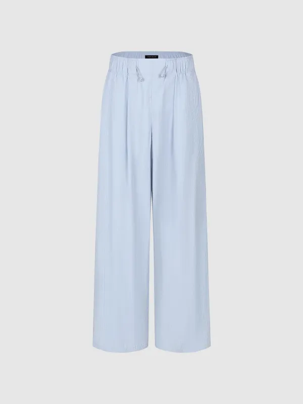 Drawstring Wide Leg Pants sold by Urban Revivo