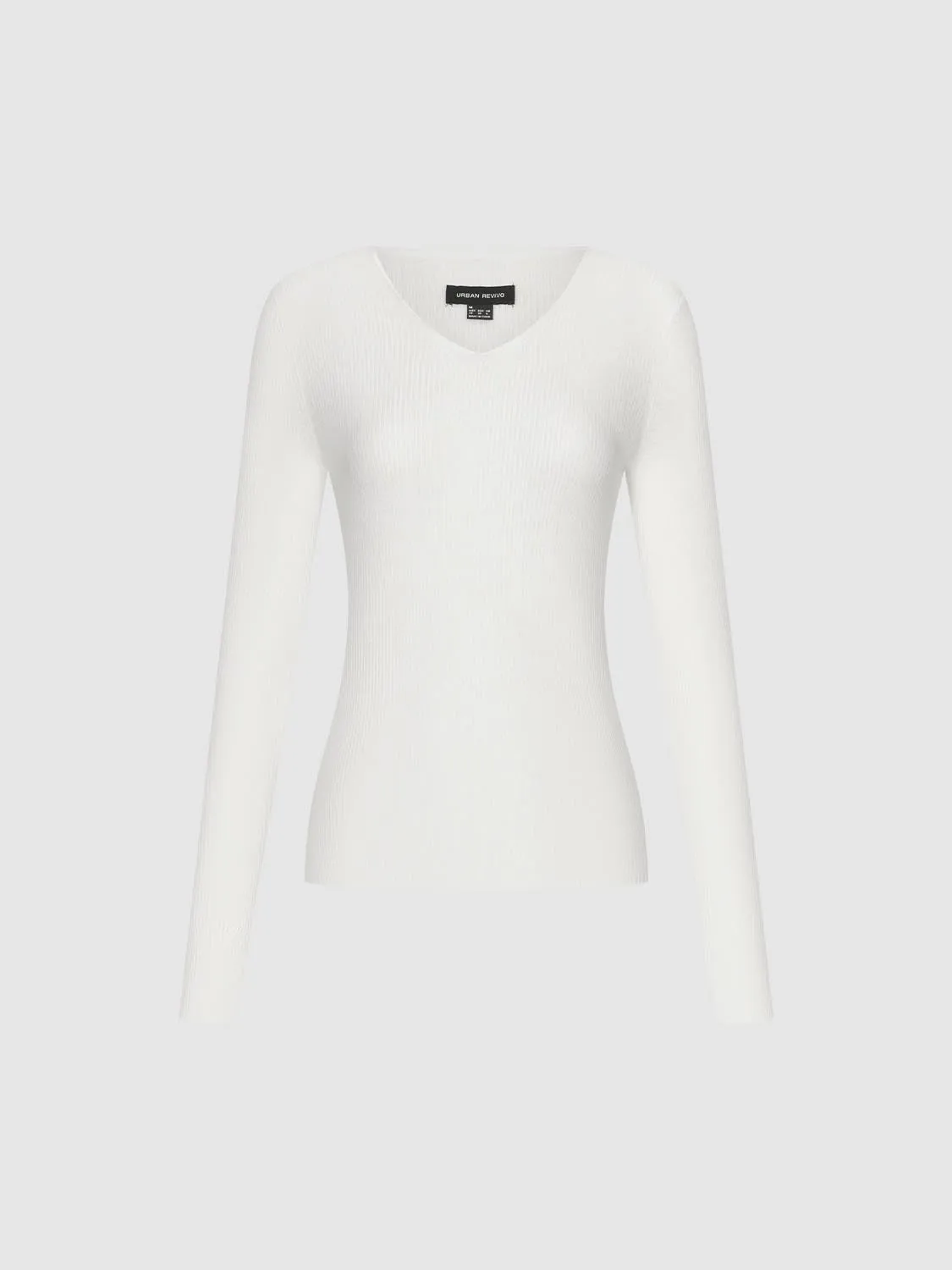 Long Sleeve Knitted T-Shirts sold by Urban Revivo