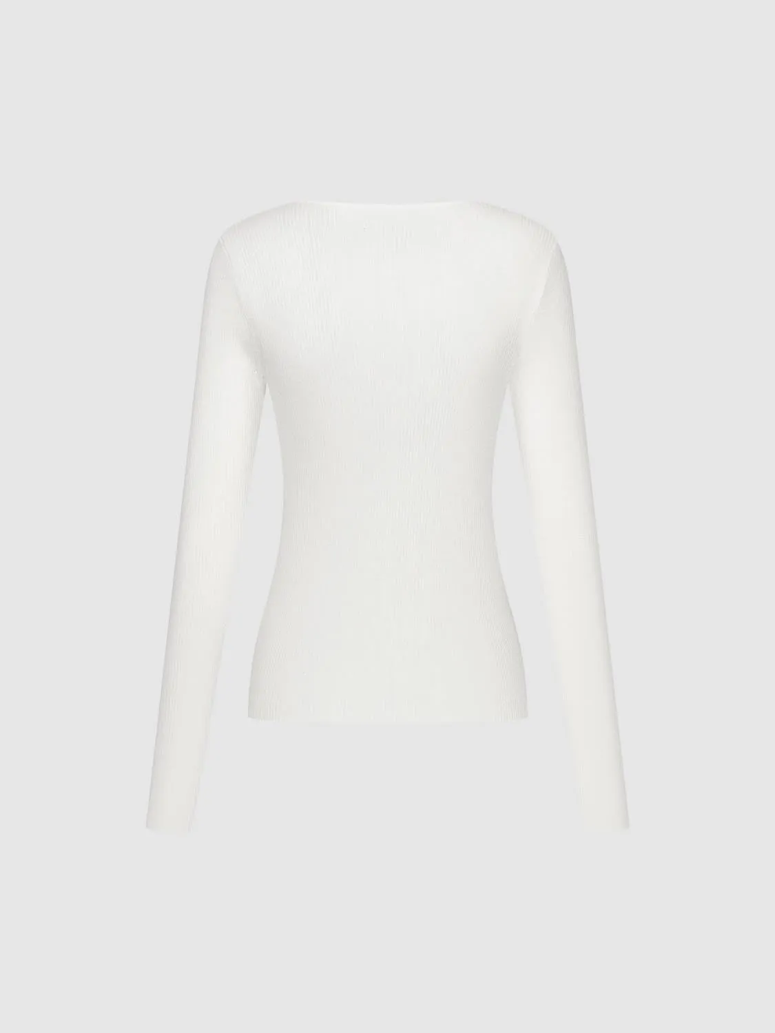 Long Sleeve Knitted T-Shirts sold by Urban Revivo product image thumbnail 2
