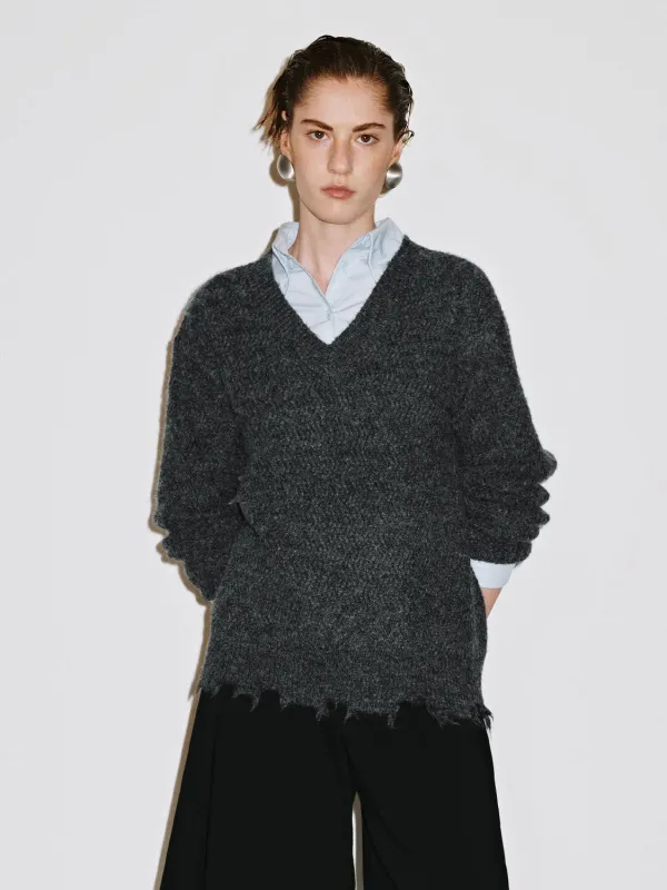 V-Neck Knitted T-Shirts sold by Urban Revivo