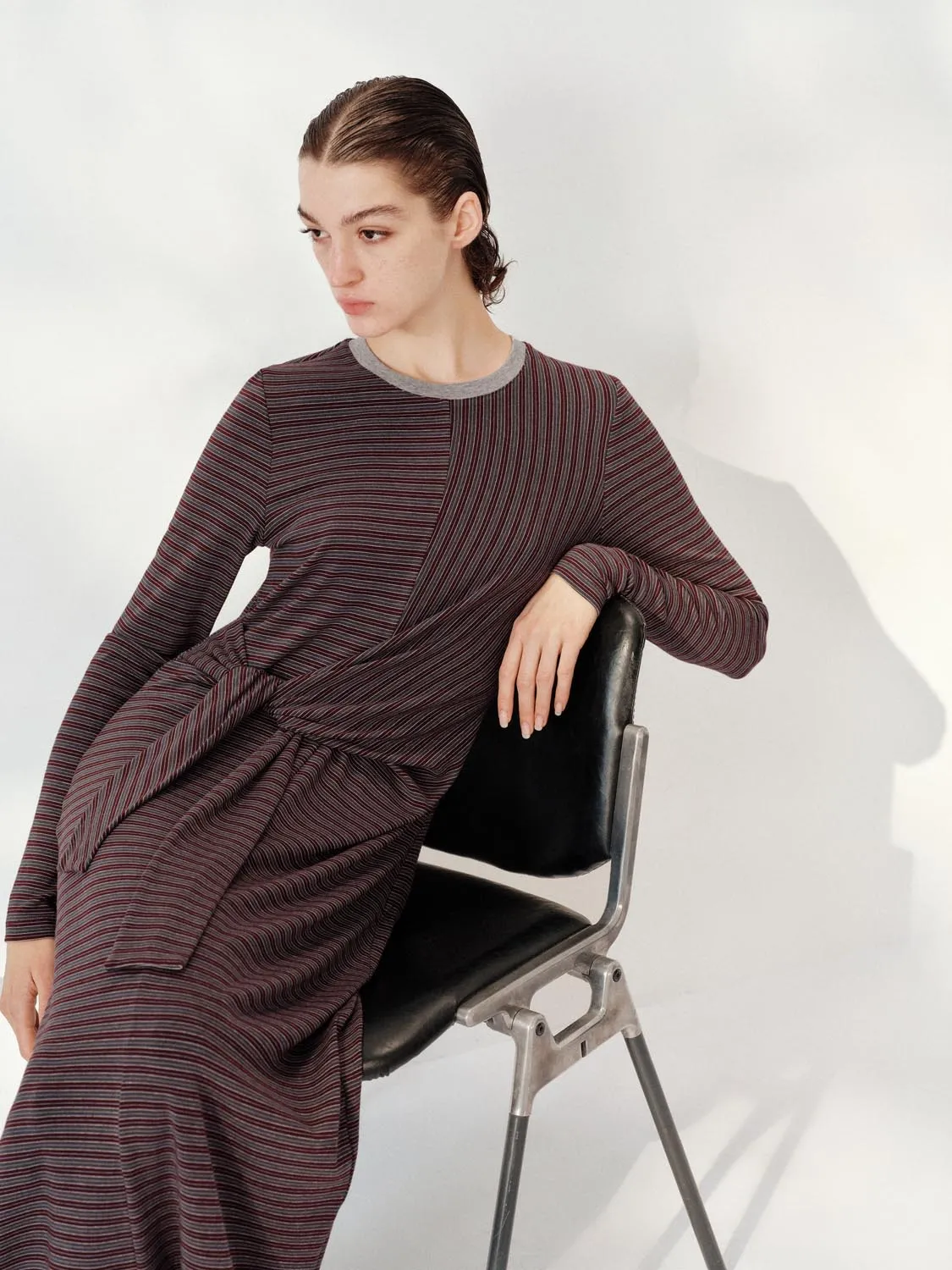 Tie Décor Striped Maxi Dresses sold by Urban Revivo product image thumbnail 3