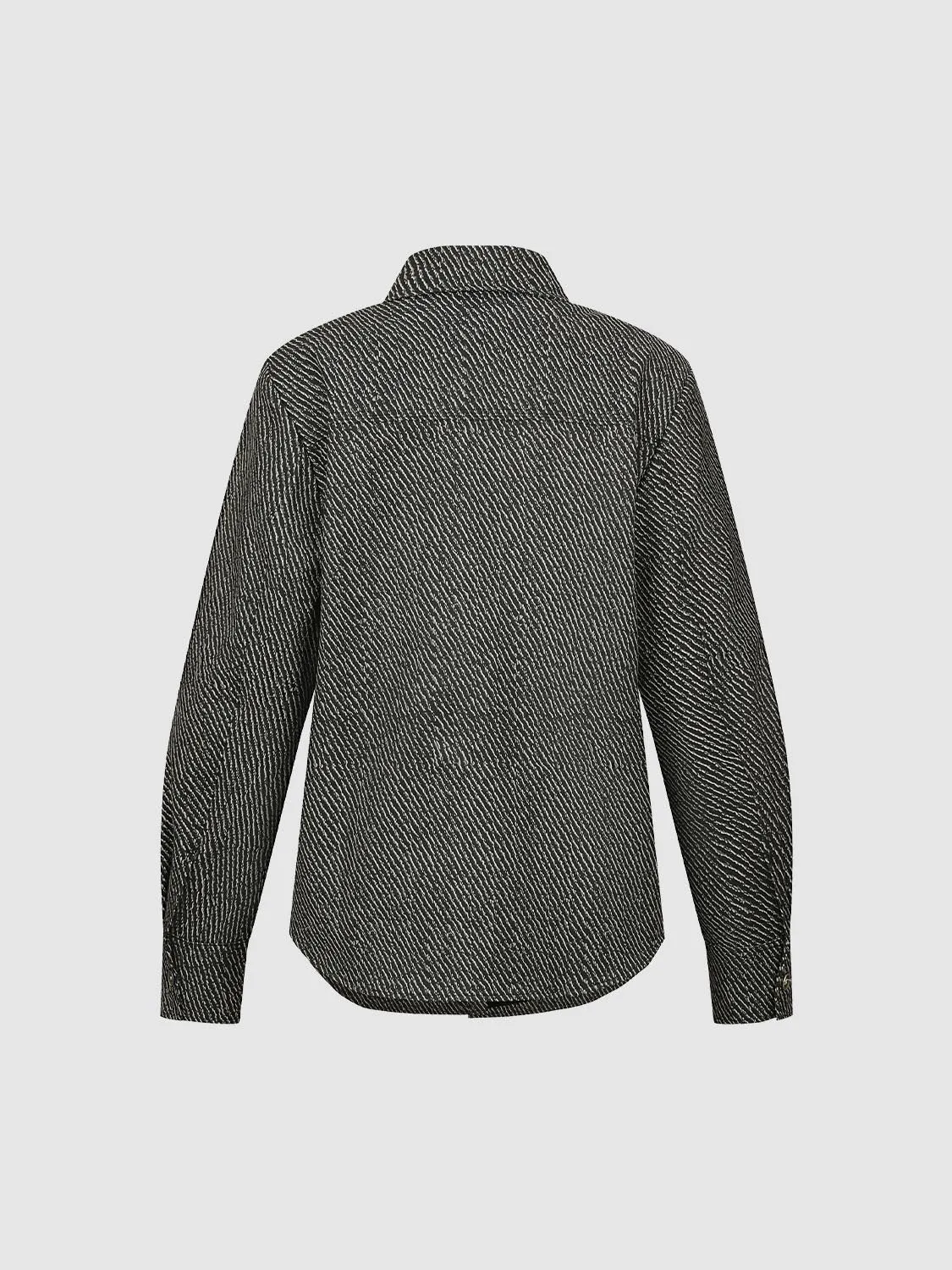 Strip Button Up Jackets sold by Urban Revivo product image thumbnail 2