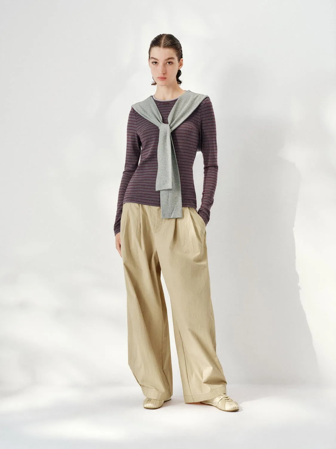 Striped Long Sleeve T-Shirts sold by Urban Revivo product image thumbnail 5