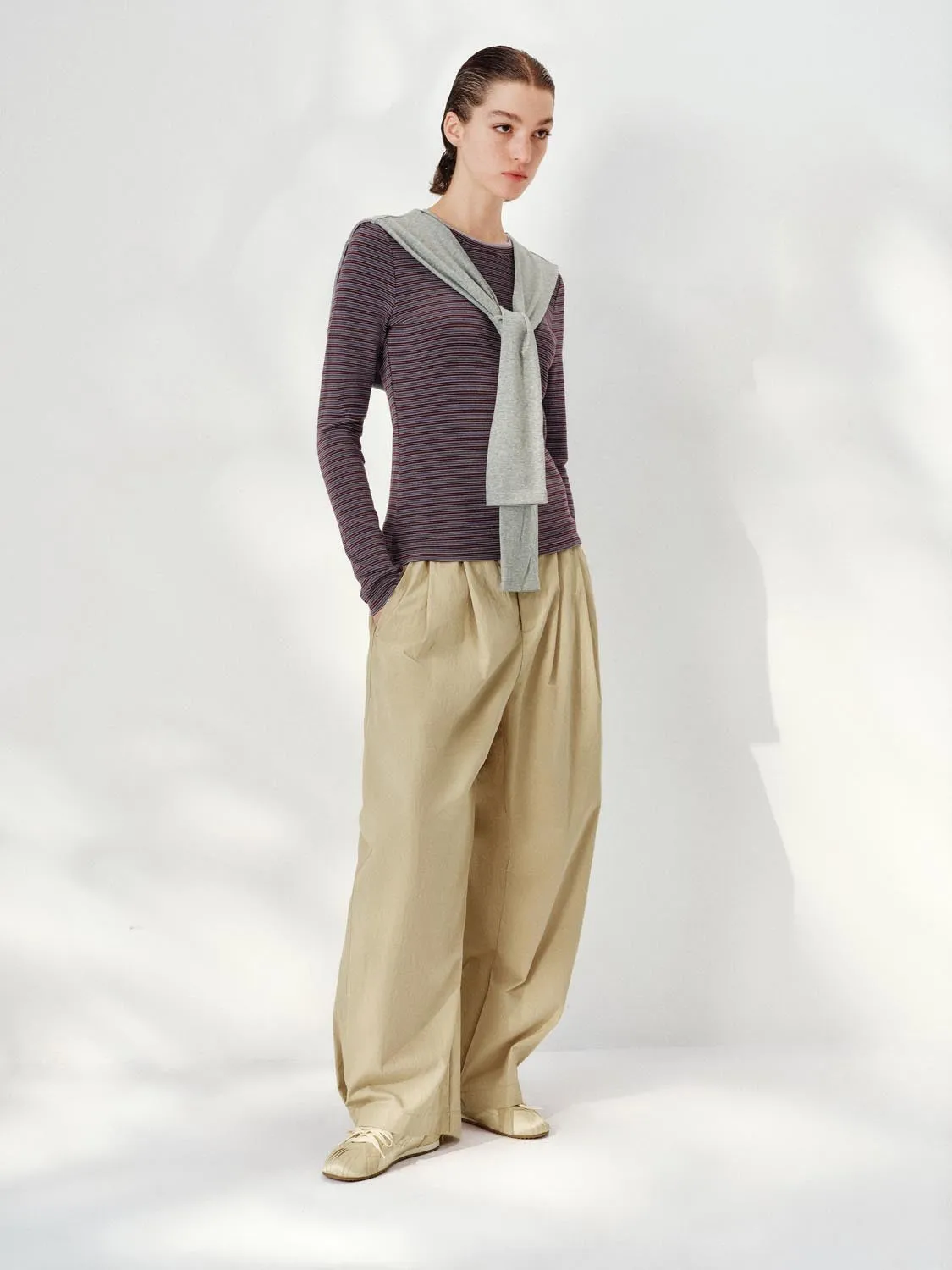 Striped Long Sleeve T-Shirts sold by Urban Revivo product image thumbnail 4