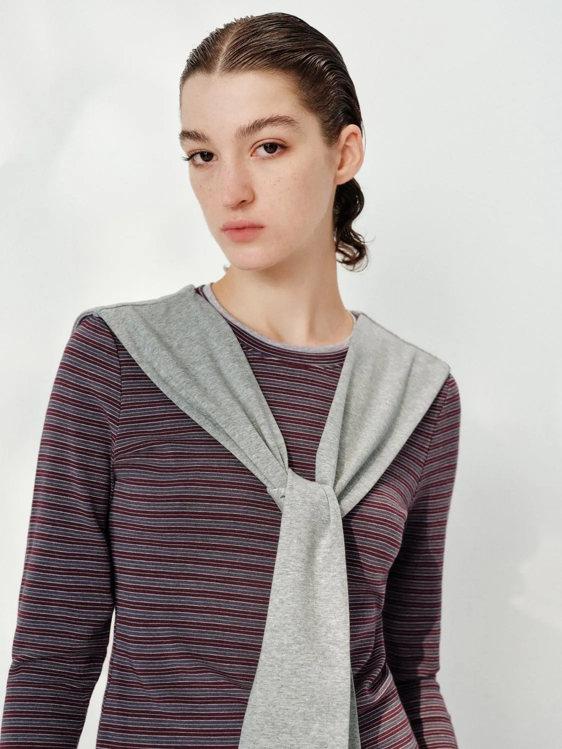 Striped Long Sleeve T-Shirts sold by Urban Revivo product image thumbnail 3