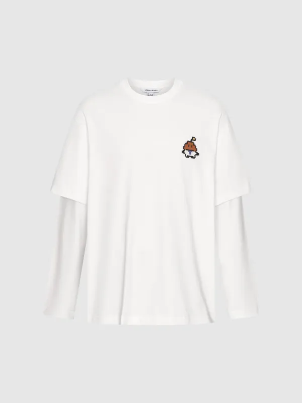 2 In 1 Long Sleeve T-Shirts sold by Urban Revivo