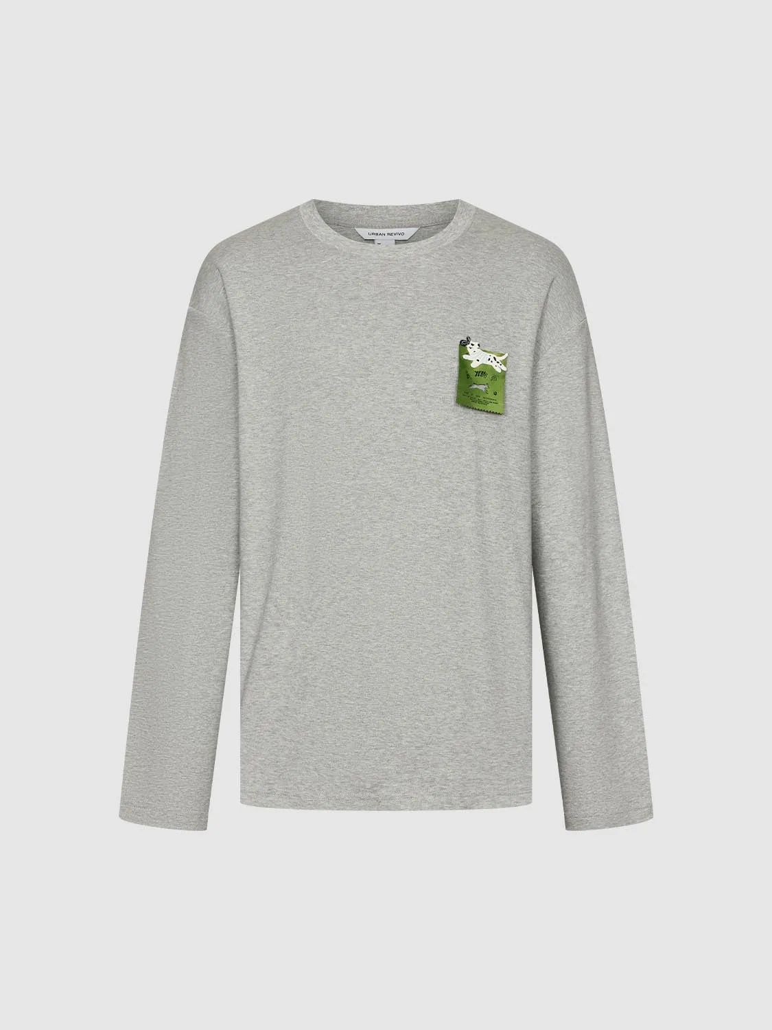 Print Long Sleeve T-Shirts sold by Urban Revivo product image thumbnail 4