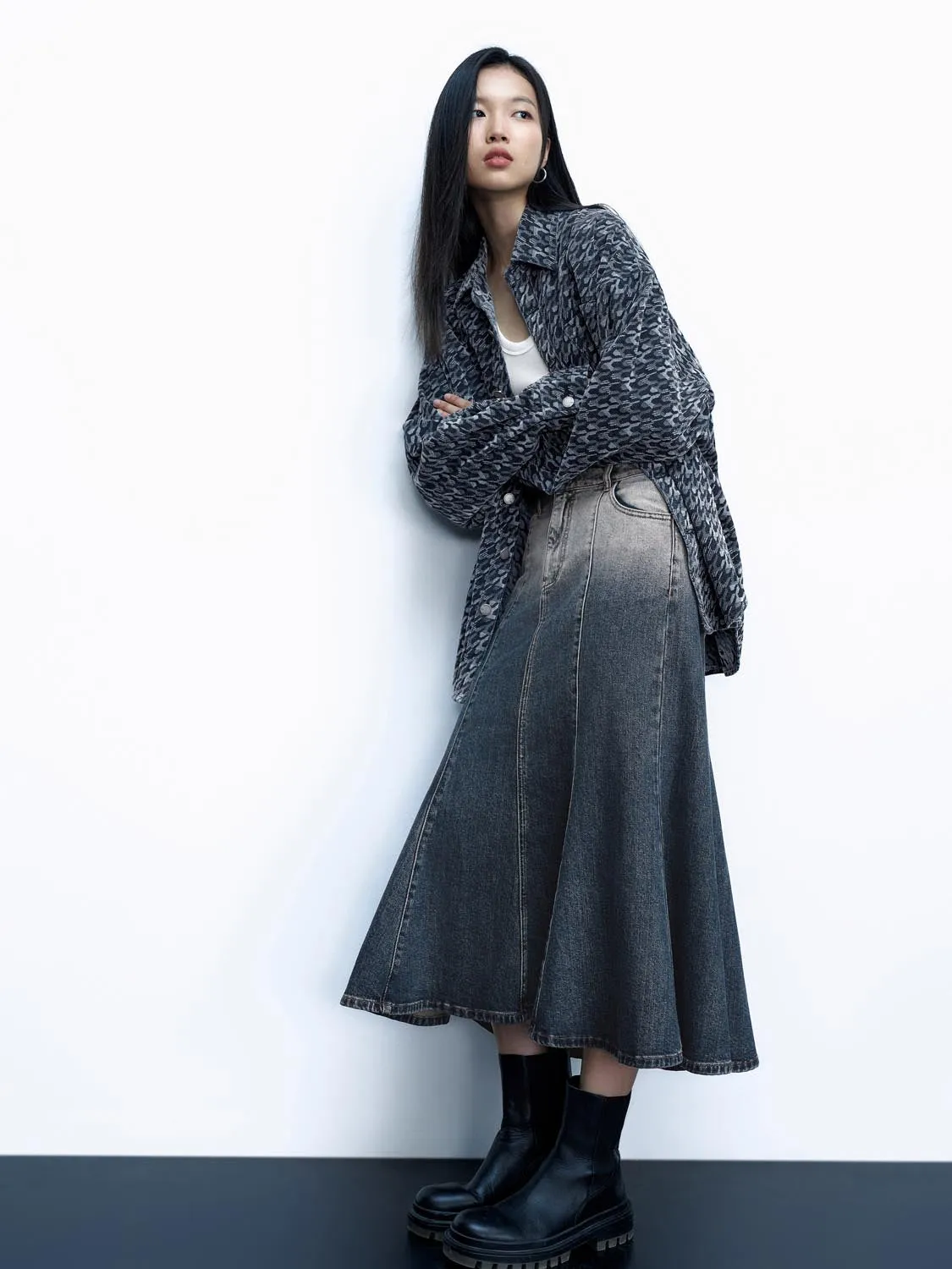 Printed Denim Shirts sold by Urban Revivo product image thumbnail 5