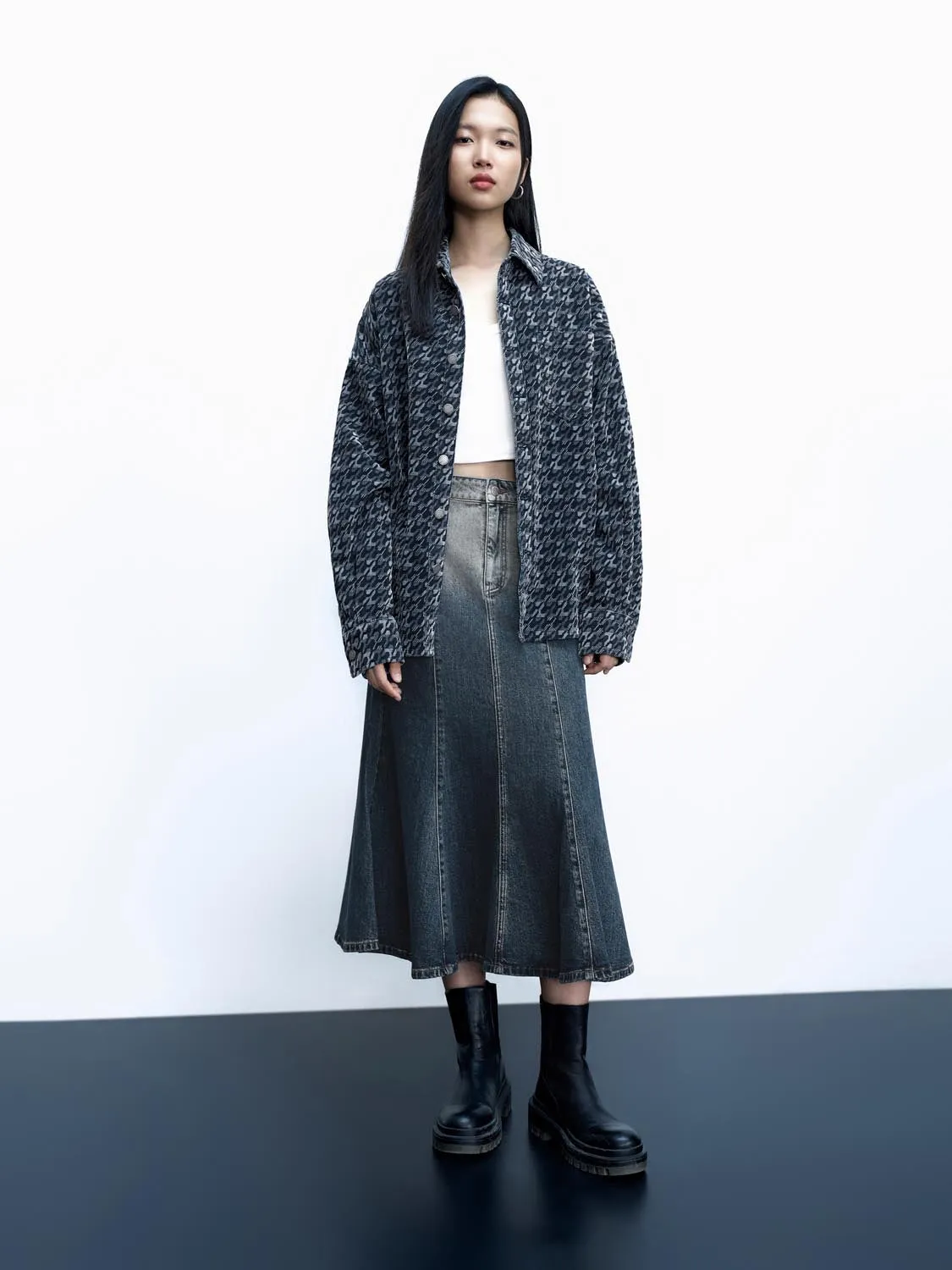 Printed Denim Shirts sold by Urban Revivo product image thumbnail 4