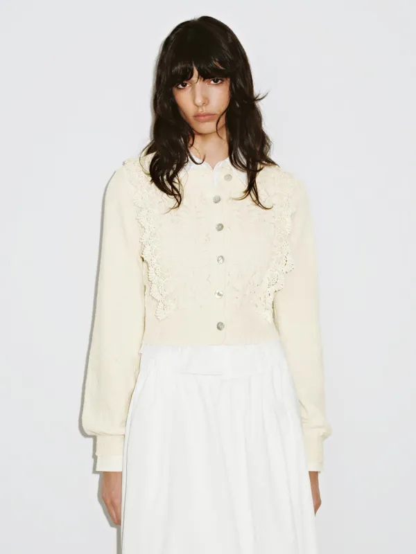Frill Knitted Outwears sold by Urban Revivo