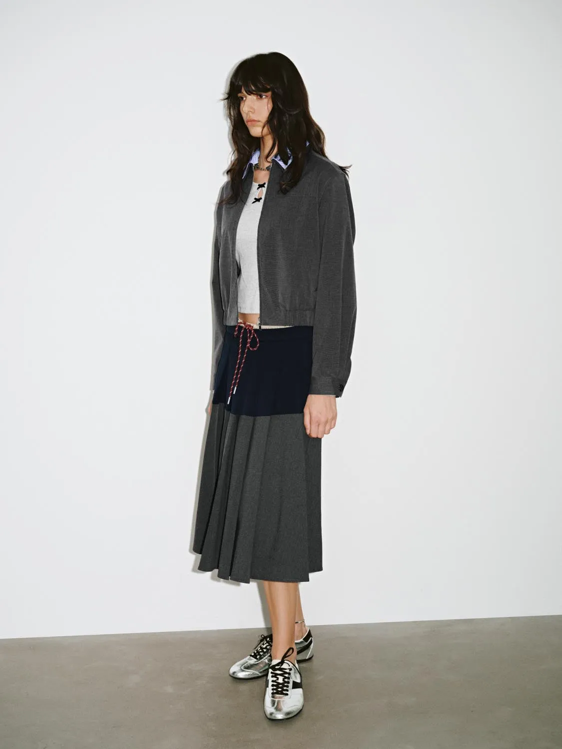 Solid Bomber Jackets sold by Urban Revivo product image thumbnail 4