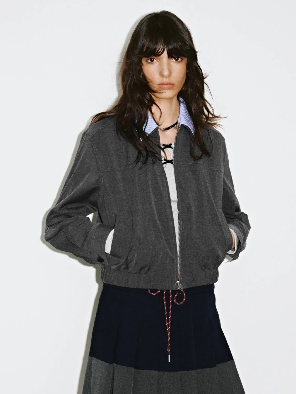 Solid Bomber Jackets sold by Urban Revivo