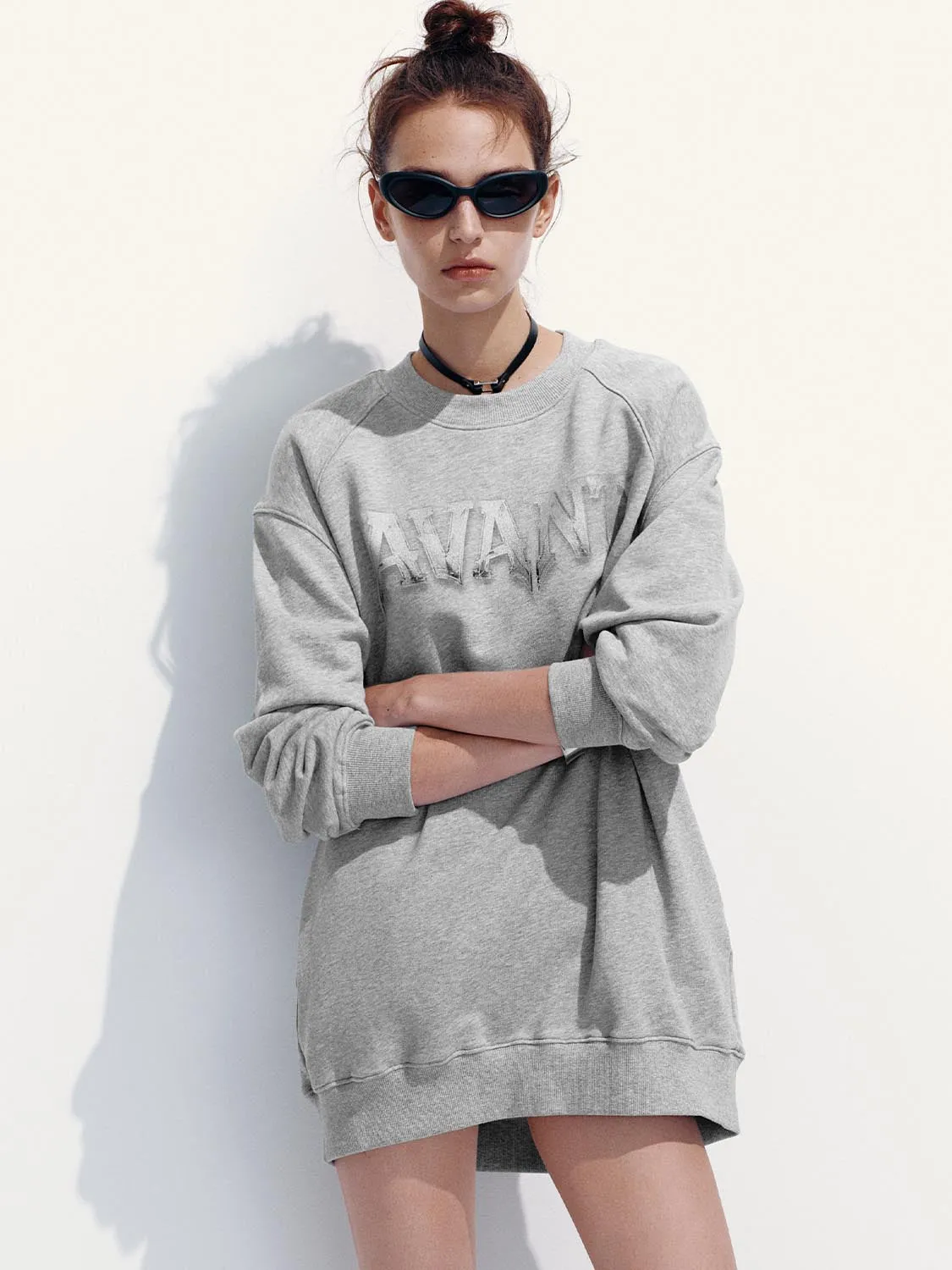 Oversized Sweatshirt Midi Dresses sold by Urban Revivo