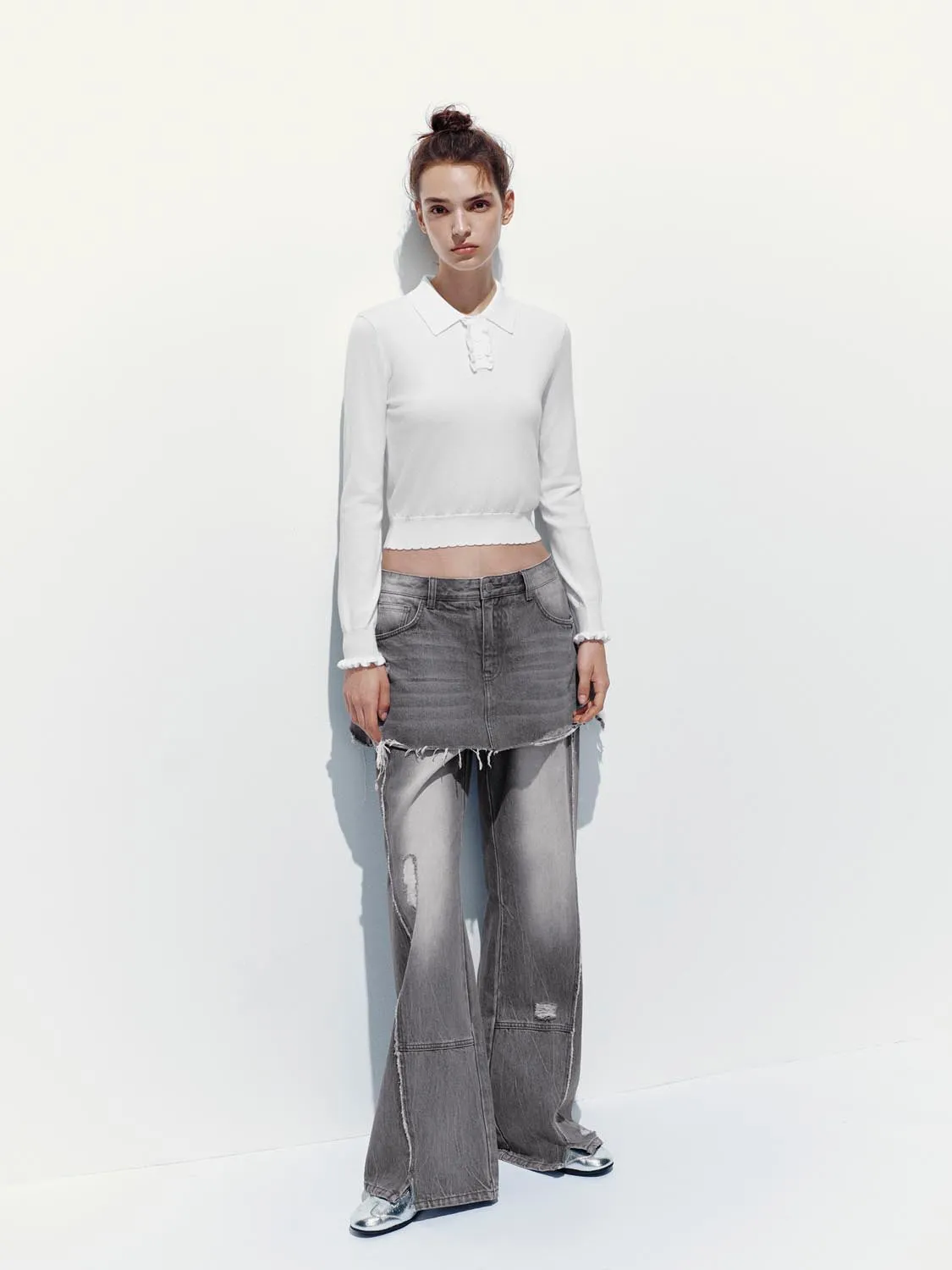 Polo Long Sleeve Knitted T-Shirts sold by Urban Revivo product image thumbnail 5