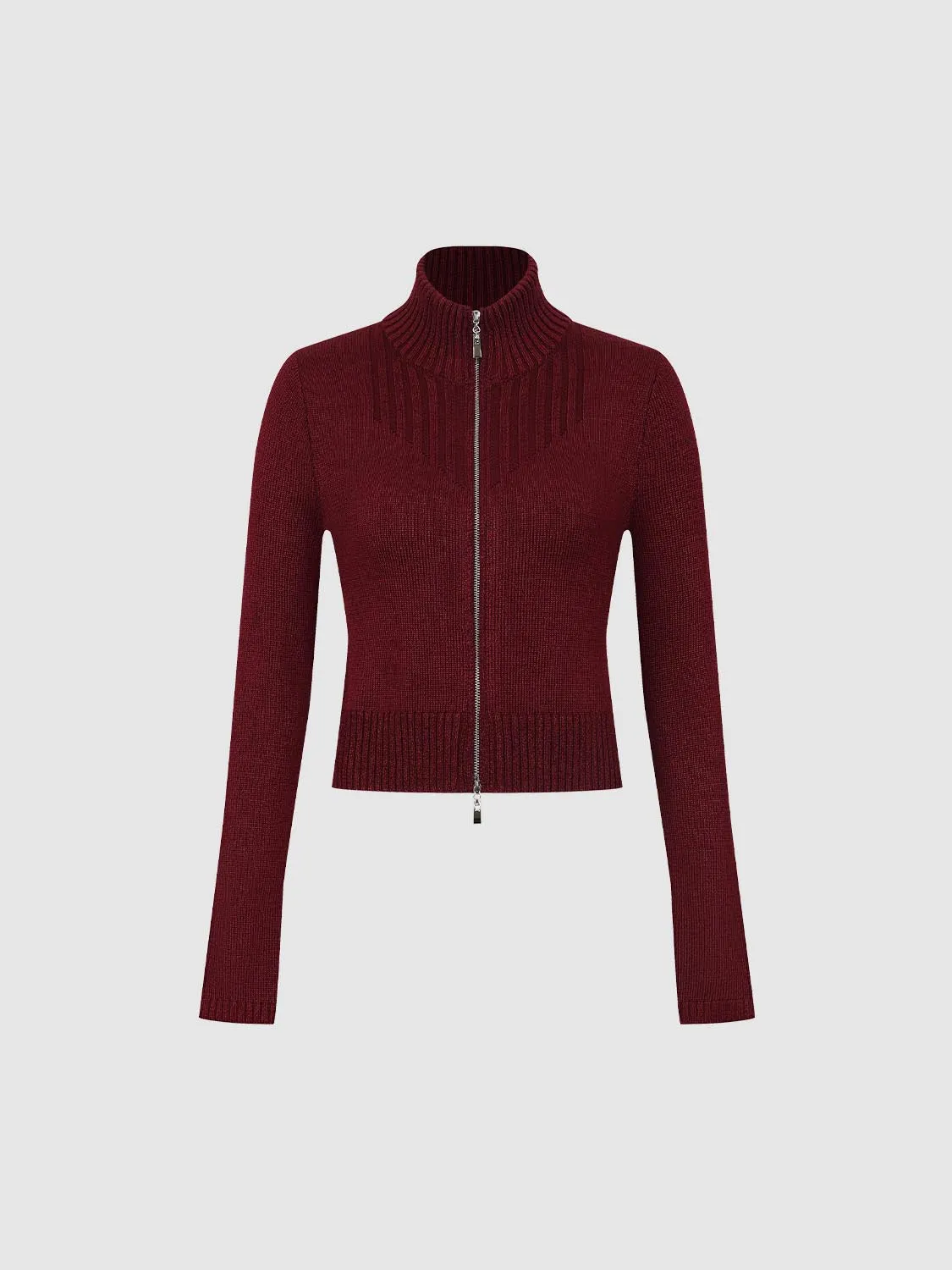 Full Zip Knitted Cardigan sold by Urban Revivo