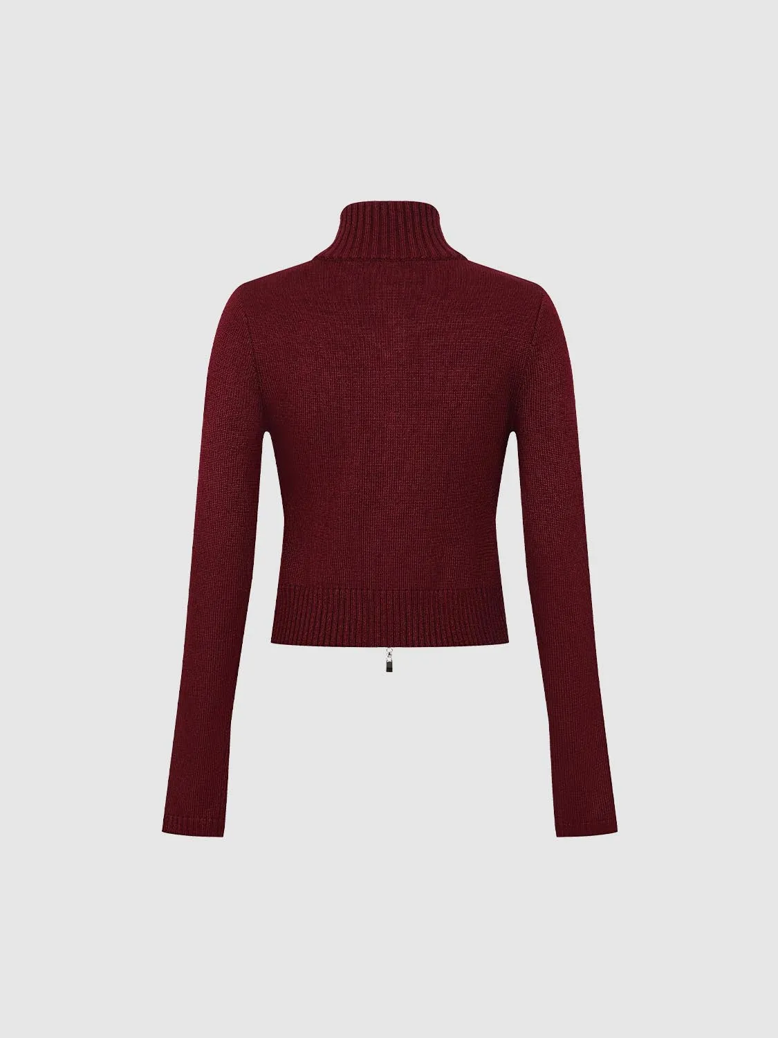 Full Zip Knitted Cardigan sold by Urban Revivo product image thumbnail 2