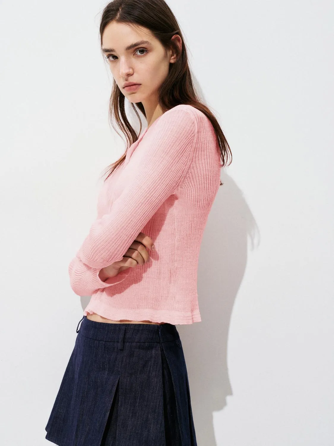 Thin Knitted Outwears sold by Urban Revivo product image thumbnail 2