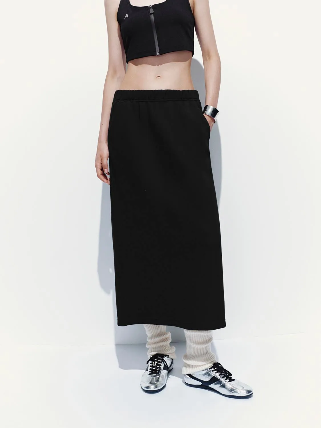Pull On Straight Midi Skirts sold by Urban Revivo product image thumbnail 2