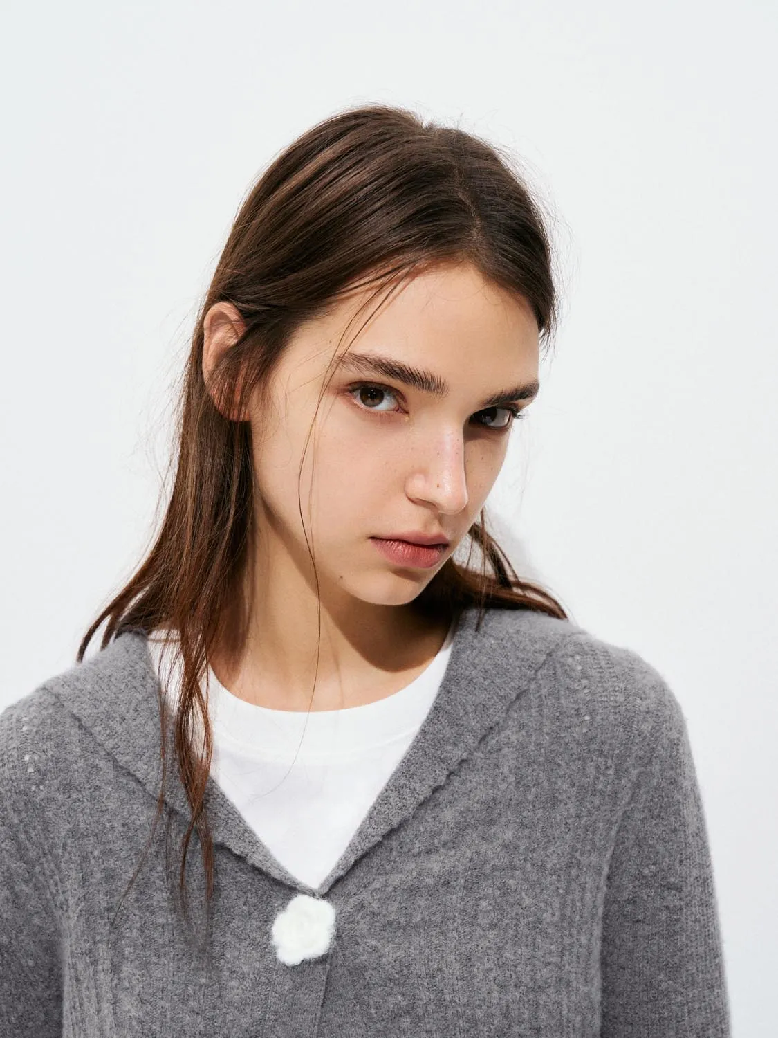 Button Up Collared Knitted Outwears sold by Urban Revivo product image thumbnail 3