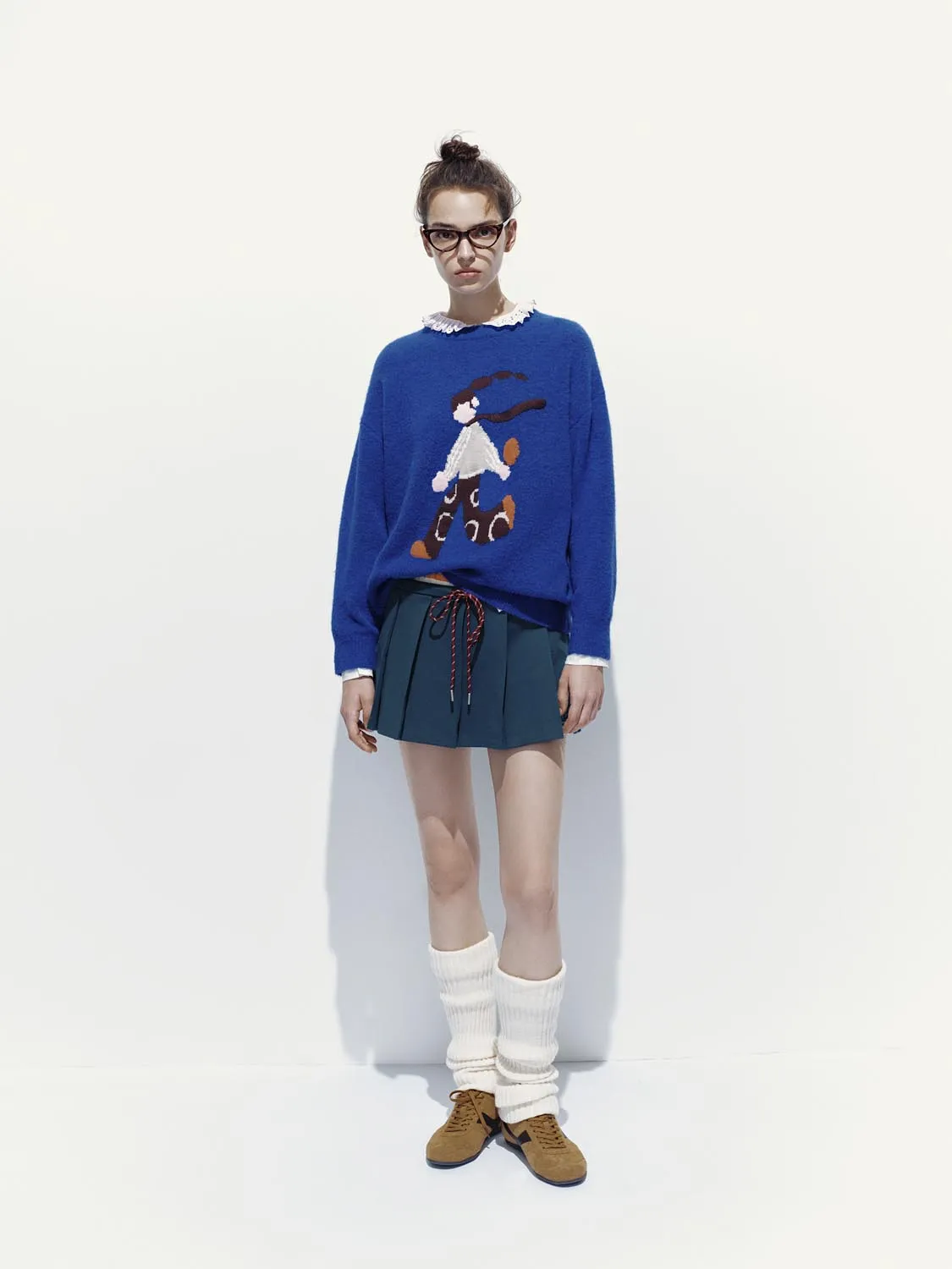 Print Long Sleeve Knitted T-Shirts sold by Urban Revivo product image thumbnail 4