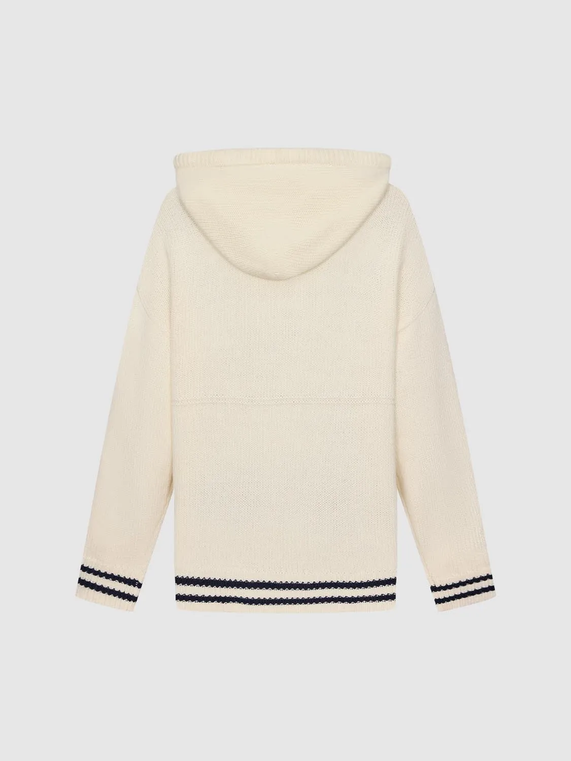 Drawstring Knitted Long Sleeve T-Shirts sold by Urban Revivo product image thumbnail 2