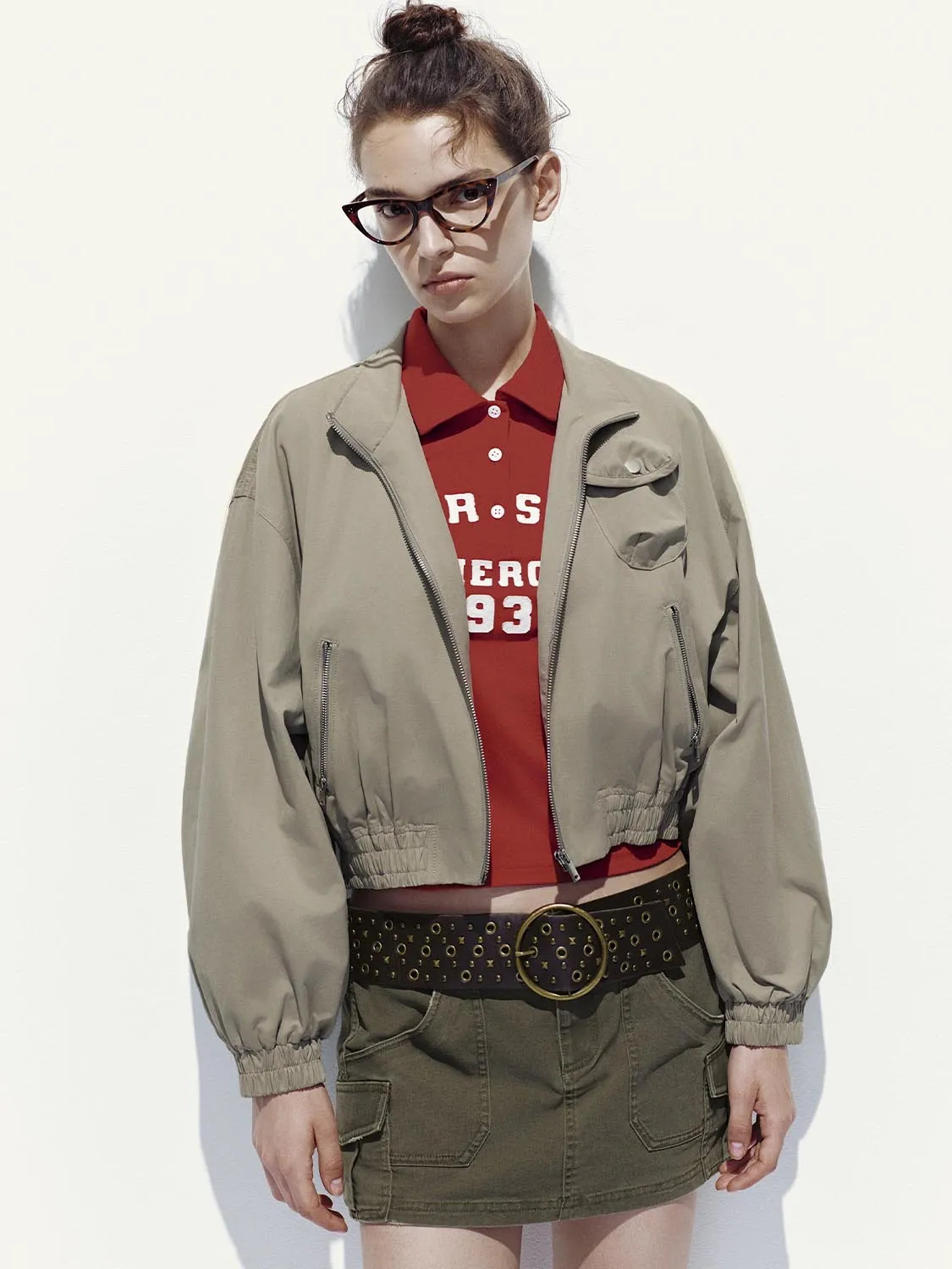 Cargo Multi-Pocket Oversized Jackets sold by Urban Revivo