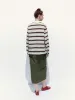 Front Slit Denim Midi Skirts sold by Urban Revivo