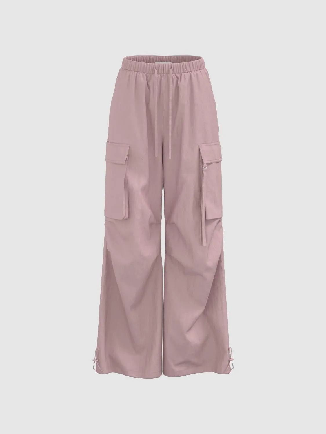 Drawstring Loose Cargo Pants sold by Urban Revivo