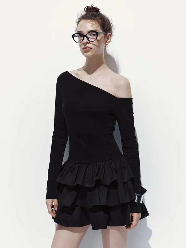 Off Shoulder Tiered Mini Dresses sold by Urban Revivo