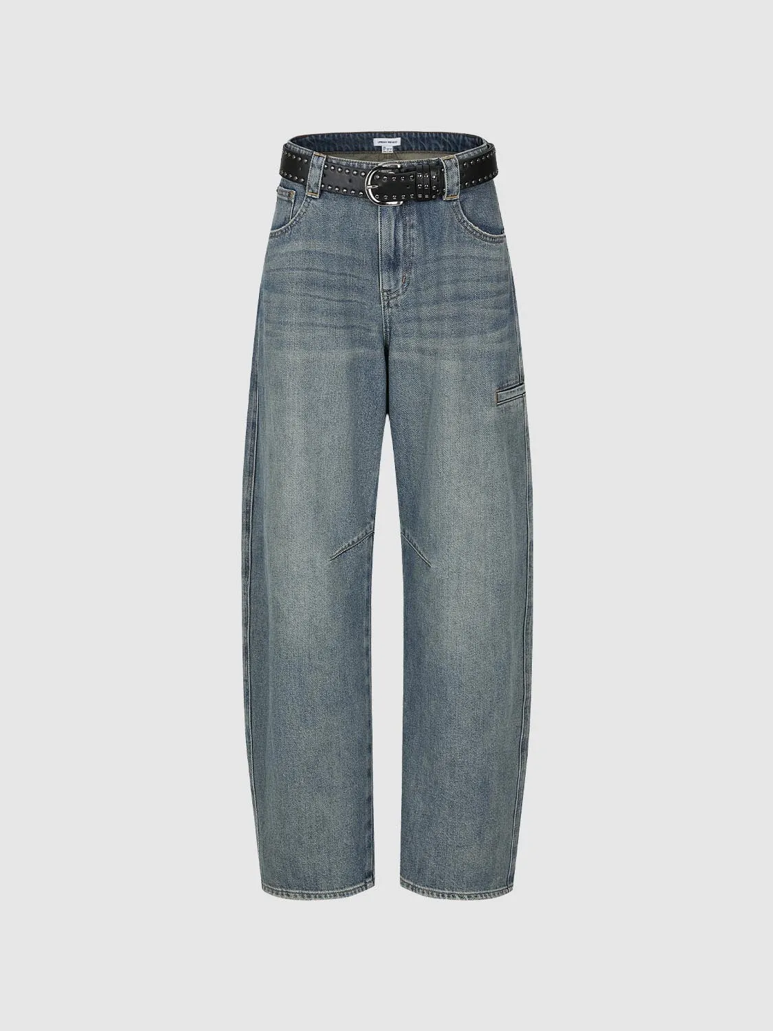 Loose Fit Barrel Leg Jeans sold by Urban Revivo product image thumbnail 4