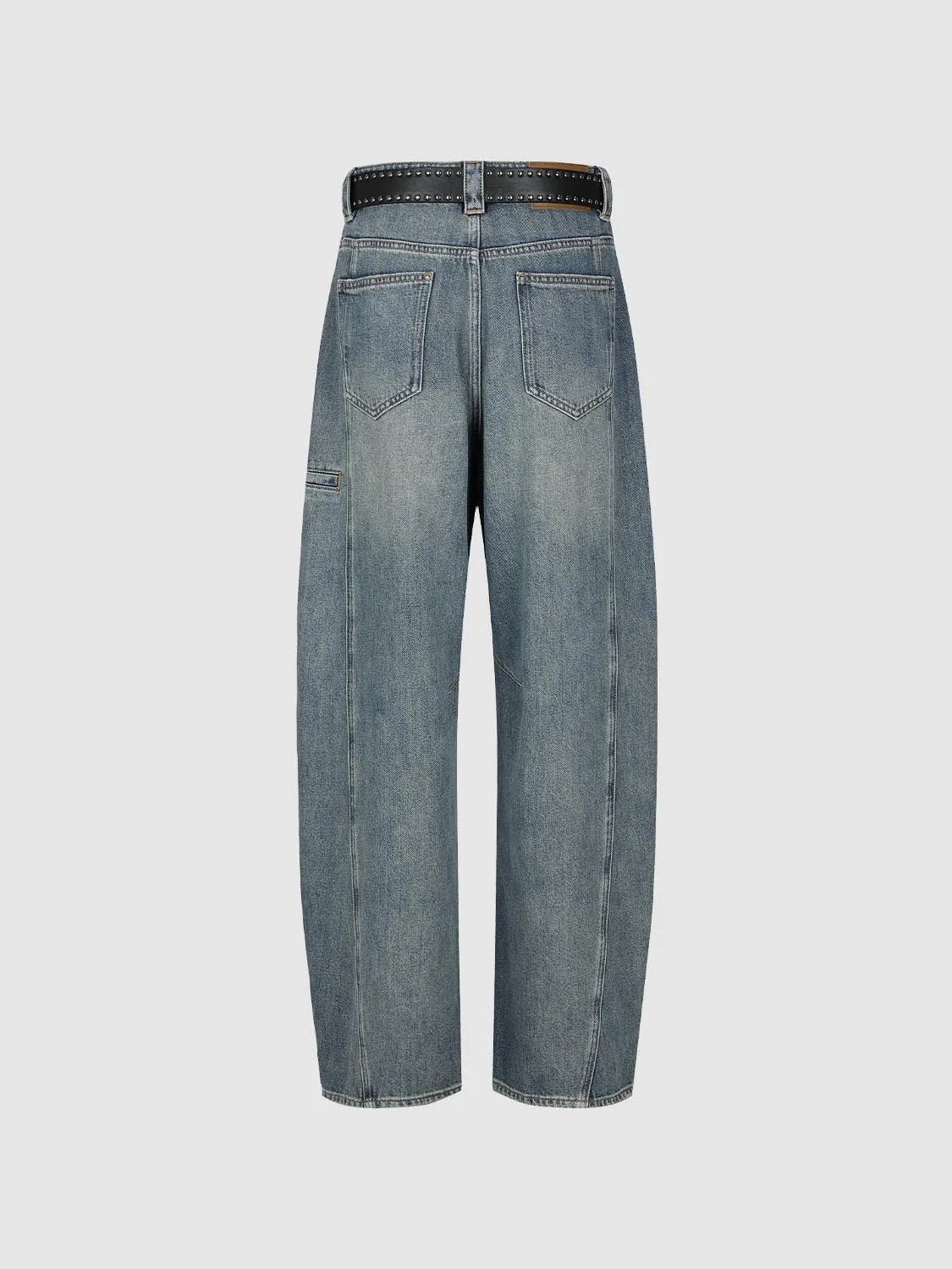 Loose Fit Barrel Leg Jeans sold by Urban Revivo product image thumbnail 2