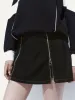 Zip Décor Denim Mini Skirts sold by Urban Revivo
