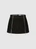 Zip Décor Denim Mini Skirts sold by Urban Revivo