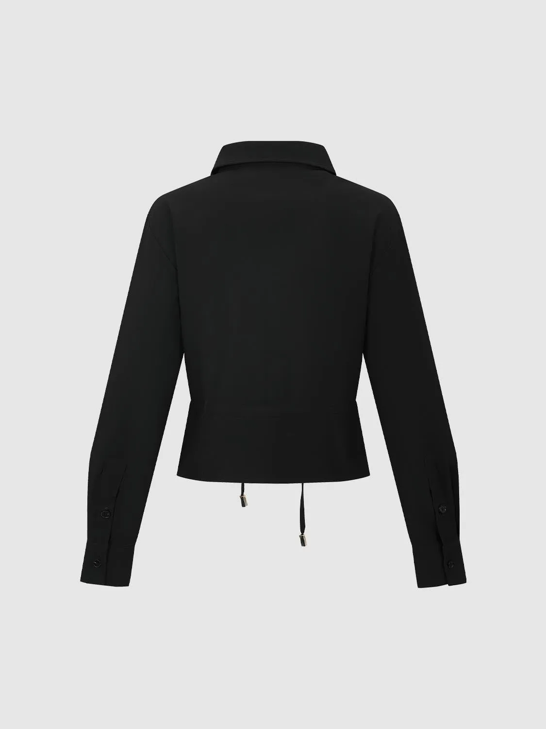 Drawstring Cinched Waist Shirts sold by Urban Revivo product image thumbnail 2