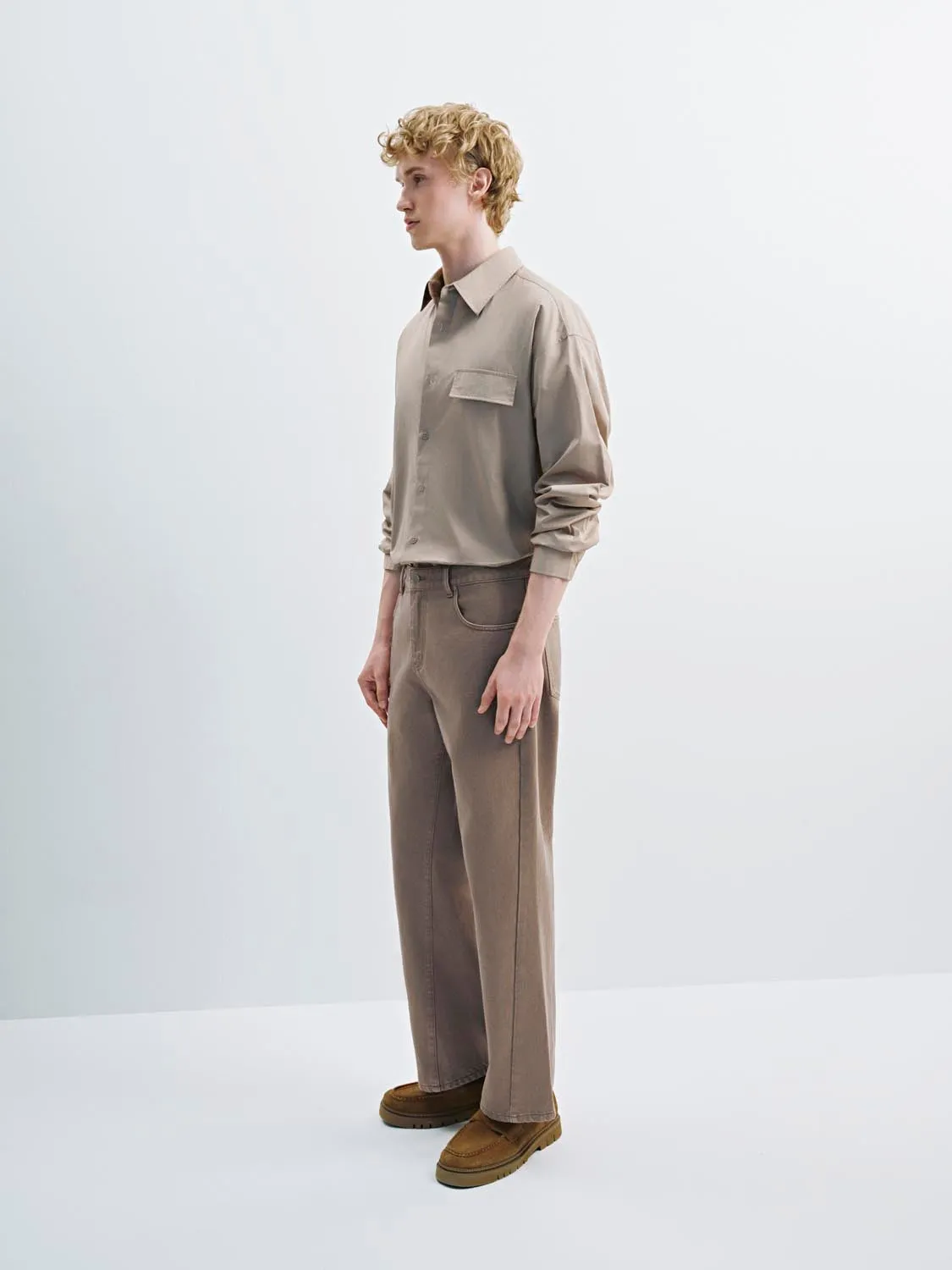 Button Up Basic Shirts sold by Urban Revivo product image thumbnail 5