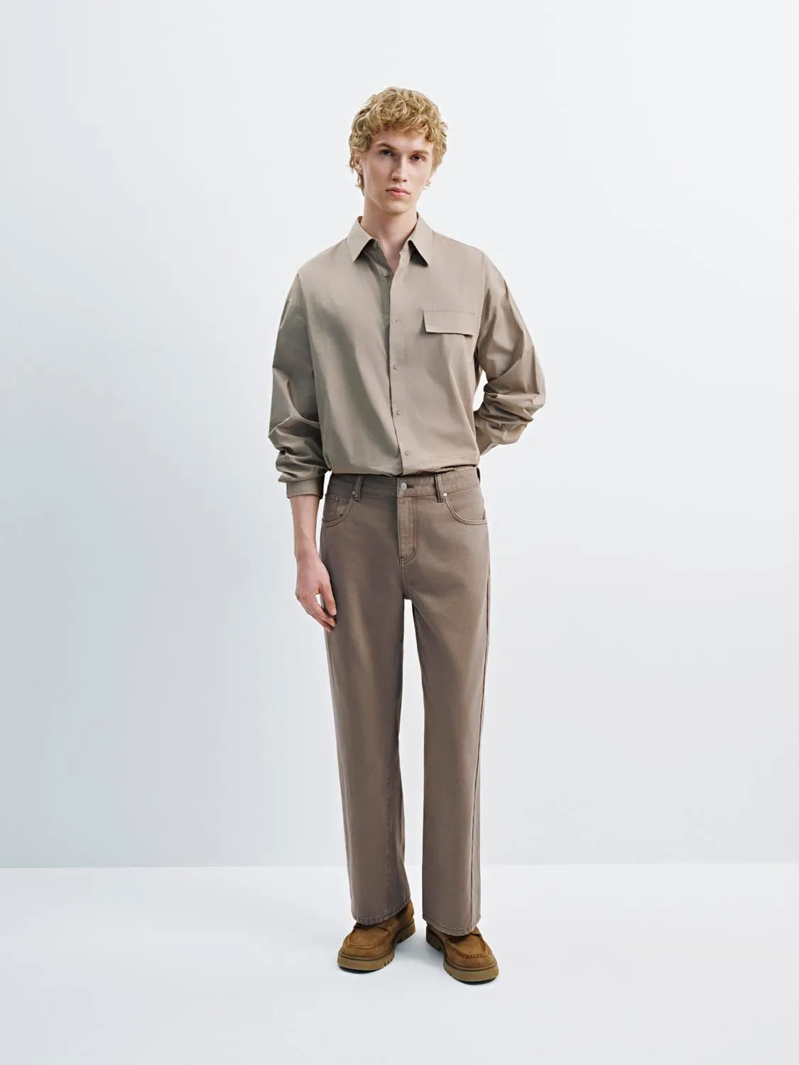 Button Up Basic Shirts sold by Urban Revivo product image thumbnail 4